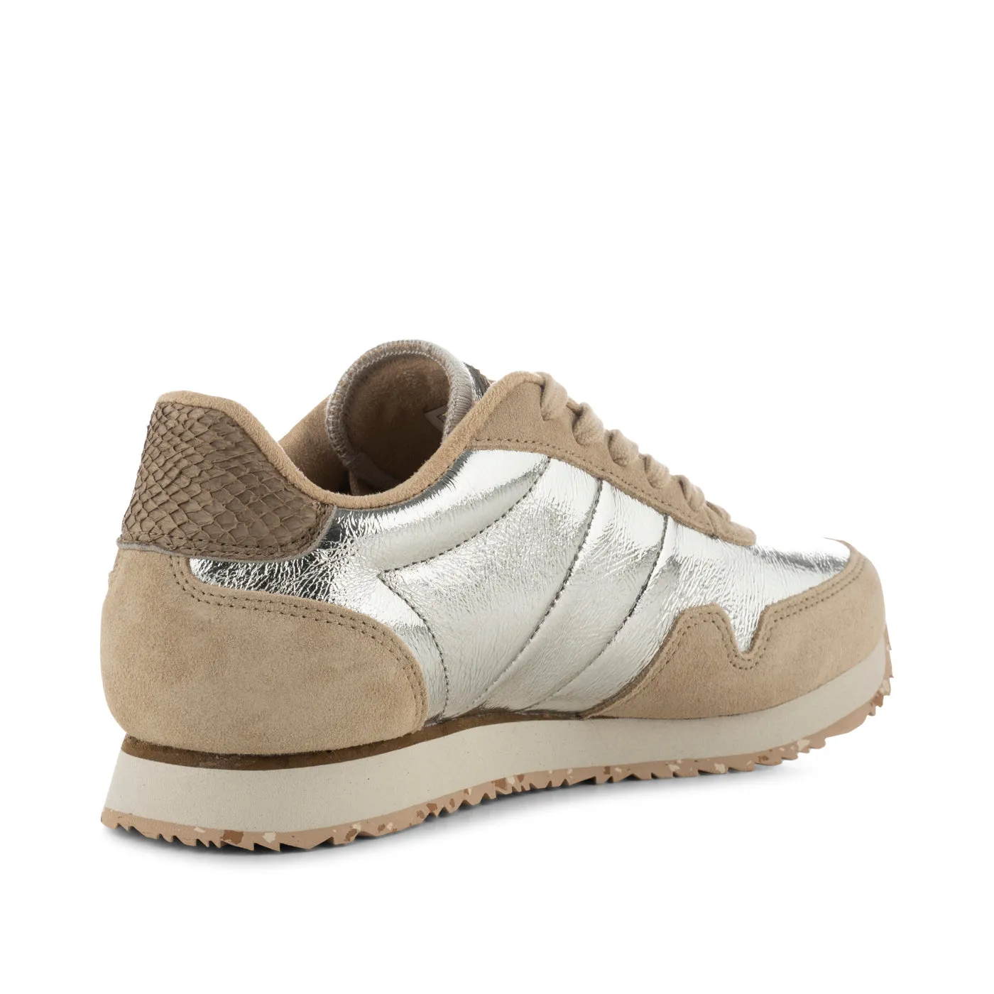 Nora III Metallic Leather - Silver
