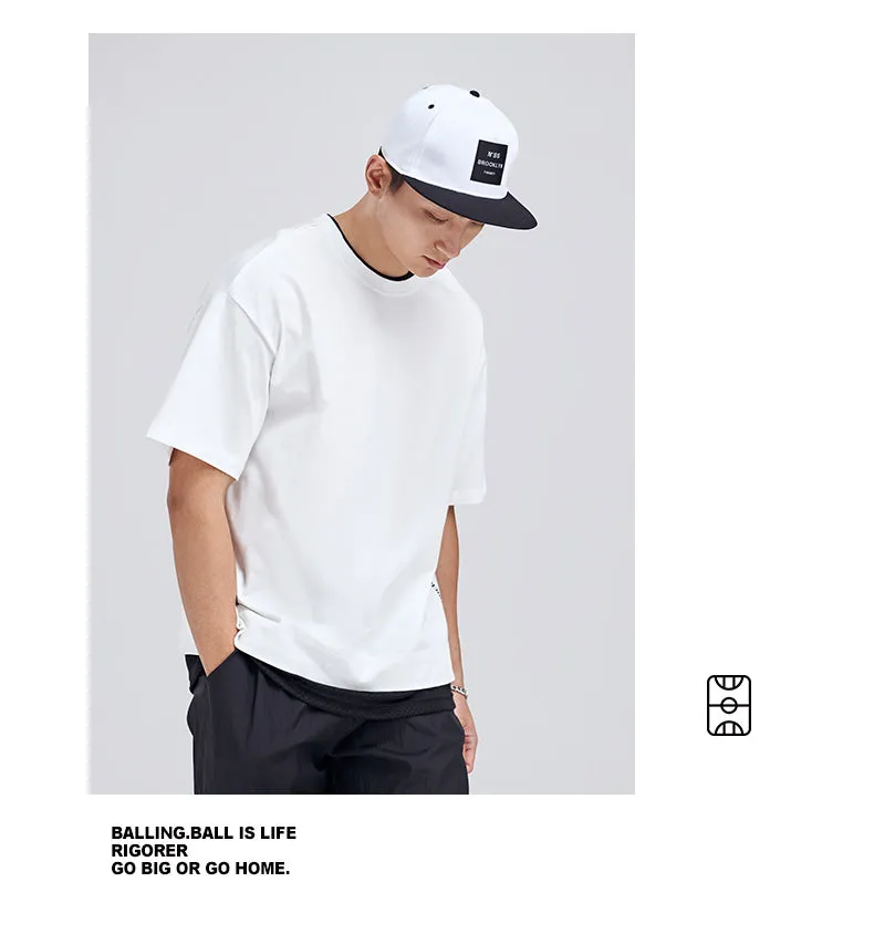 'Play Together' Round Neck T-Shirt [Z122110409]