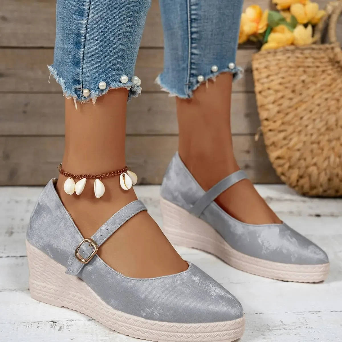 Point Toe Platform Loafers