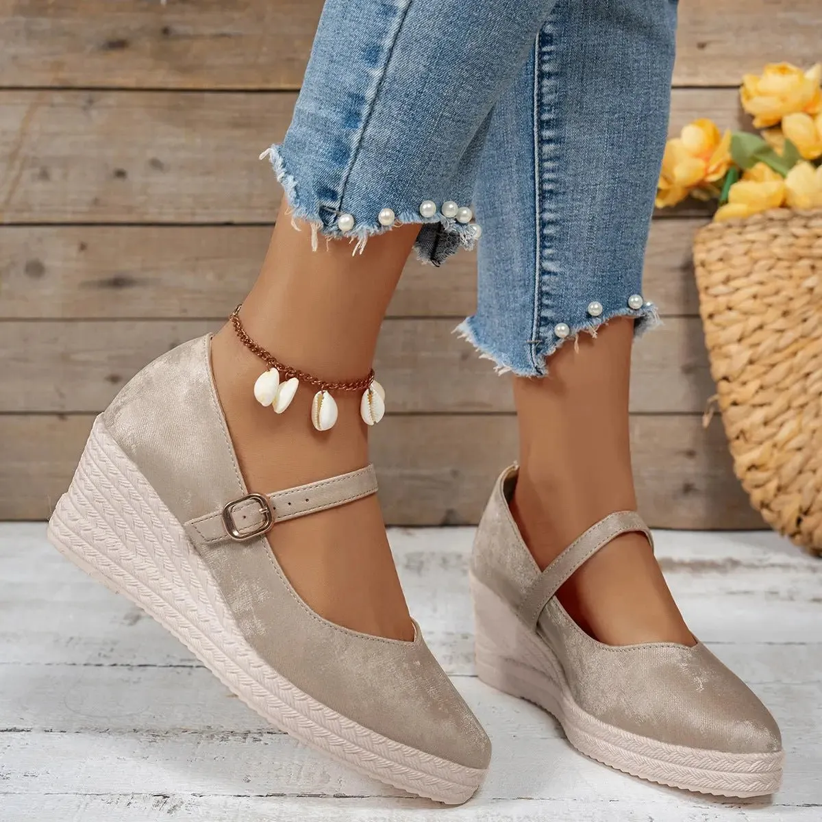 Point Toe Platform Loafers