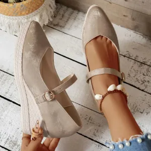 Point Toe Platform Loafers