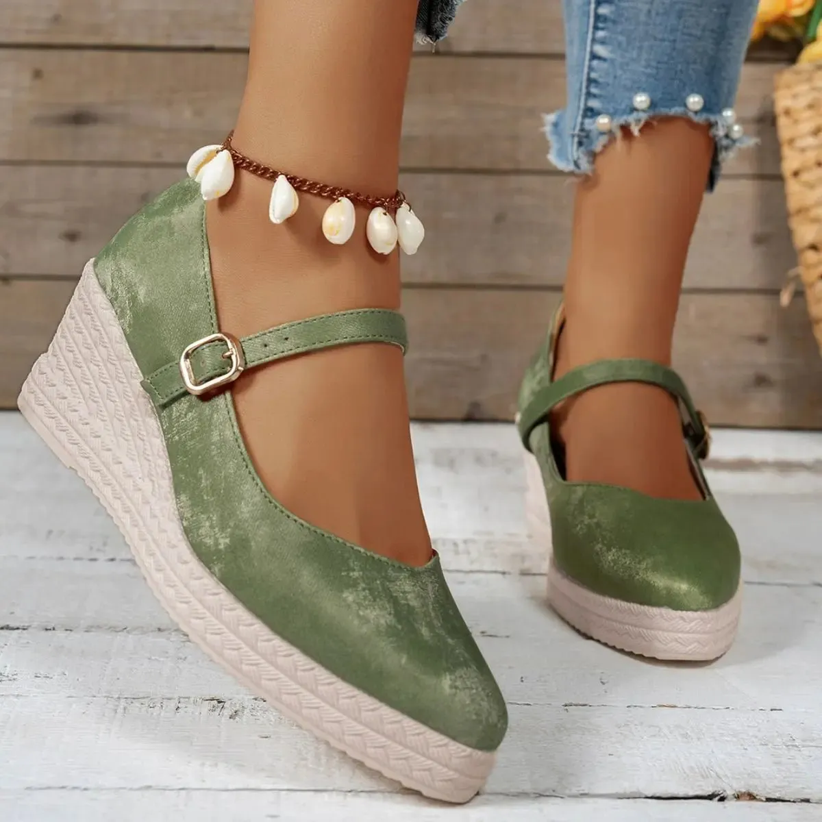 Point Toe Platform Loafers
