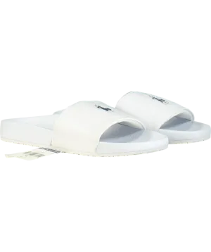 Polo Ralph Lauren White Cayson Big Pony Slide UK 6 EU 40 👞