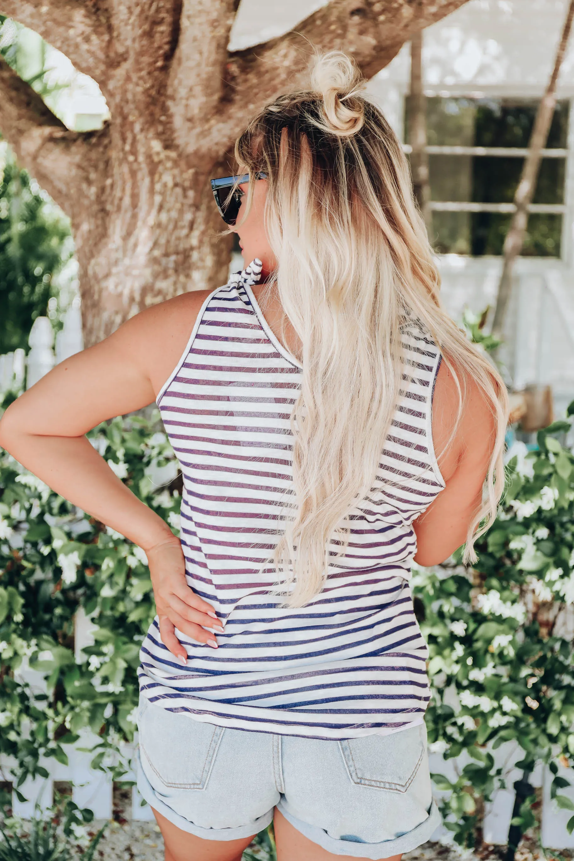 Ready For The Weekend Striped Tank
