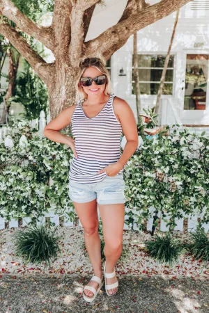 Ready For The Weekend Striped Tank