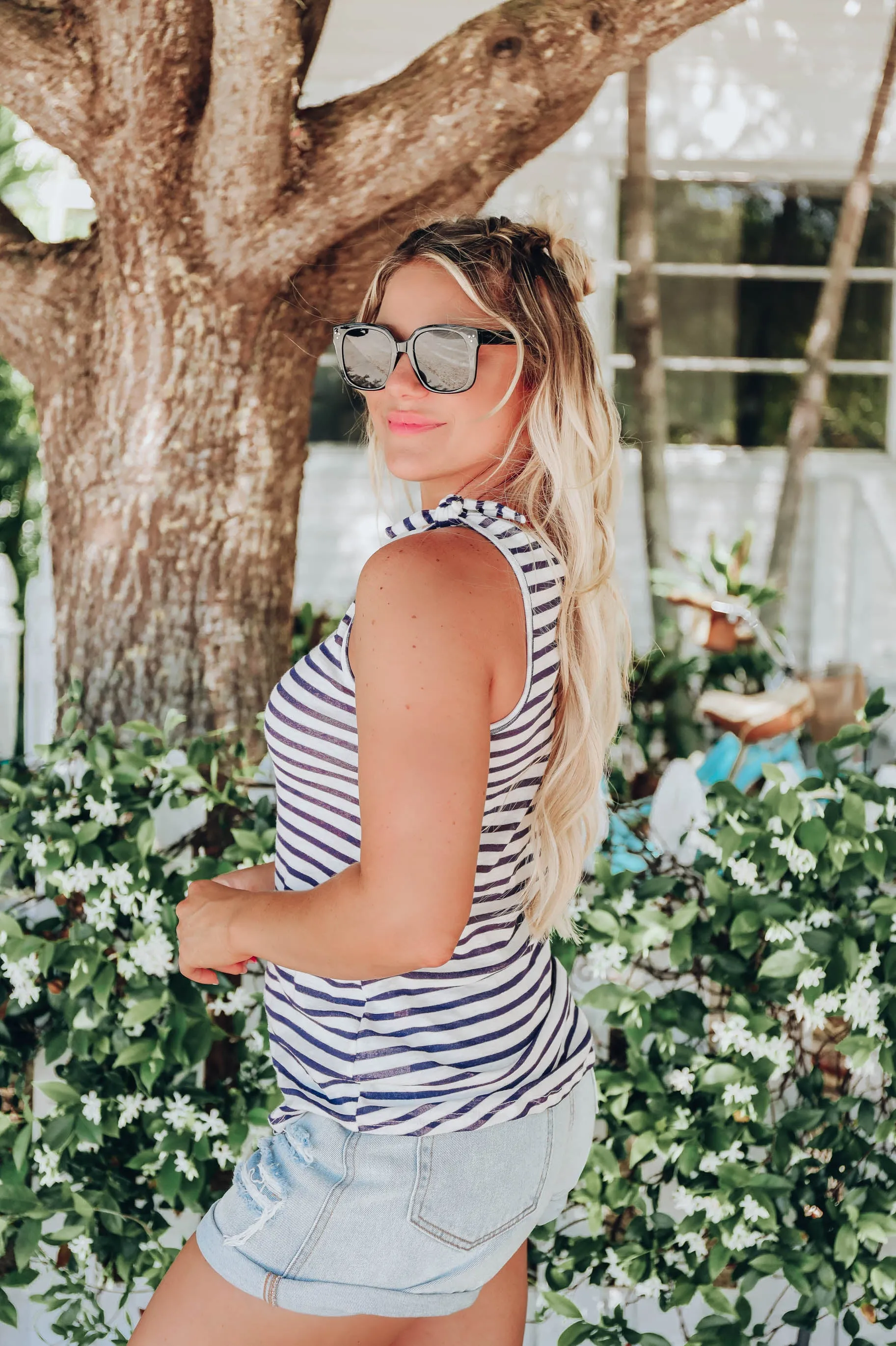 Ready For The Weekend Striped Tank