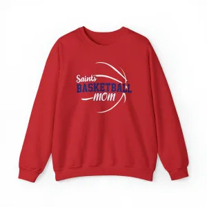 Saints Basketball Mom Unisex Heavy Blend™ Crewneck Sweatshirt