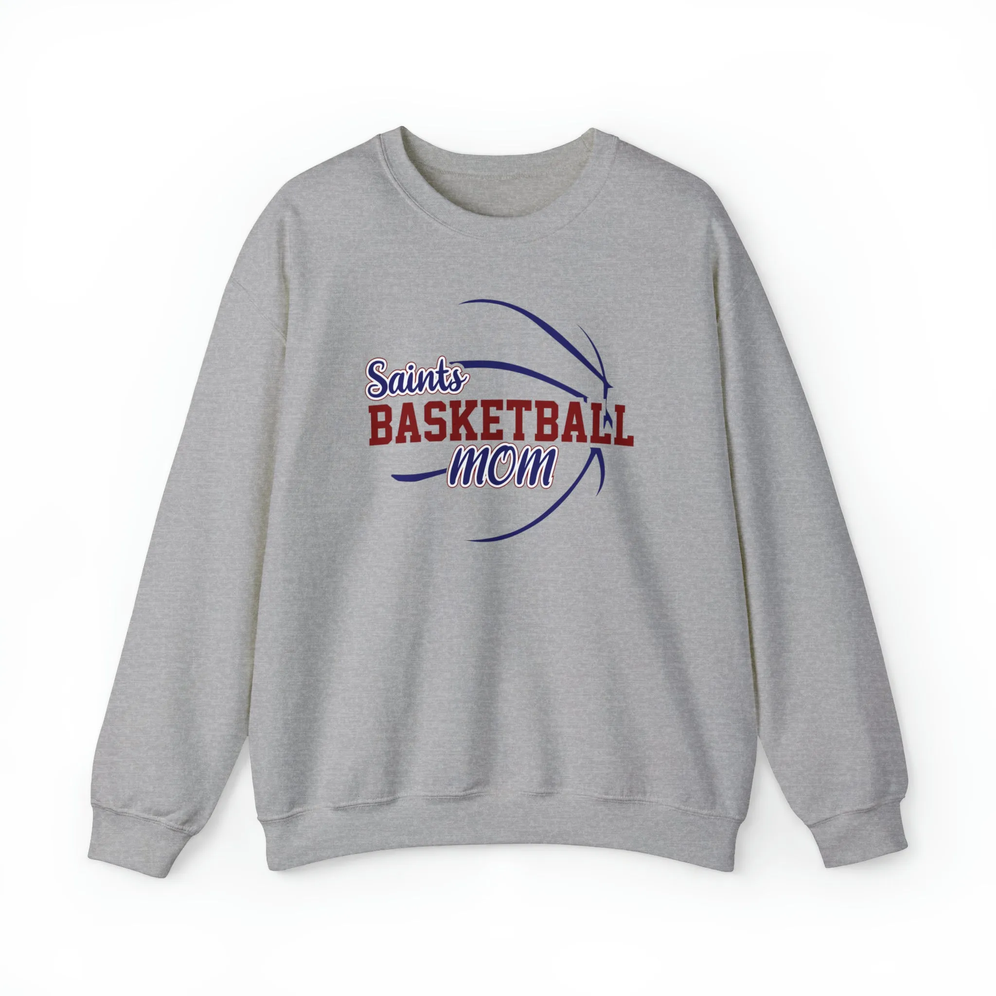 Saints Basketball Mom Unisex Heavy Blend™ Crewneck Sweatshirt