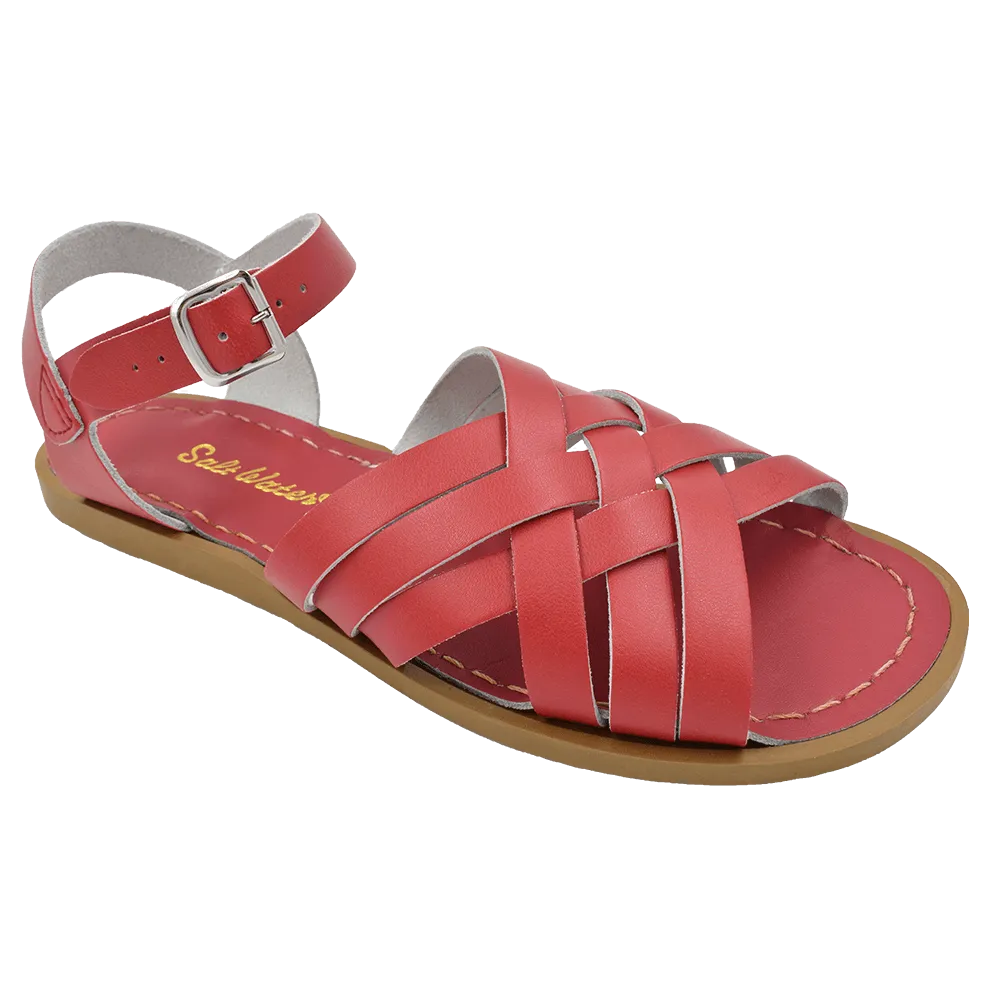 Saltwater Retro sandal (Red, youth&Adult)
