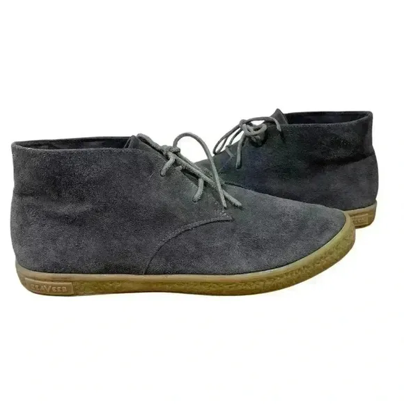 SEAVEES Men's Sun-tans Chukka Sneaker Shadow Grey Suede Size 11.5