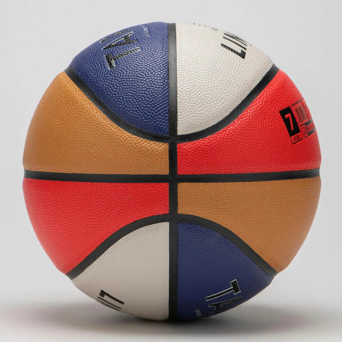 Size 7 Basketball BT500 - Brown/FIBA