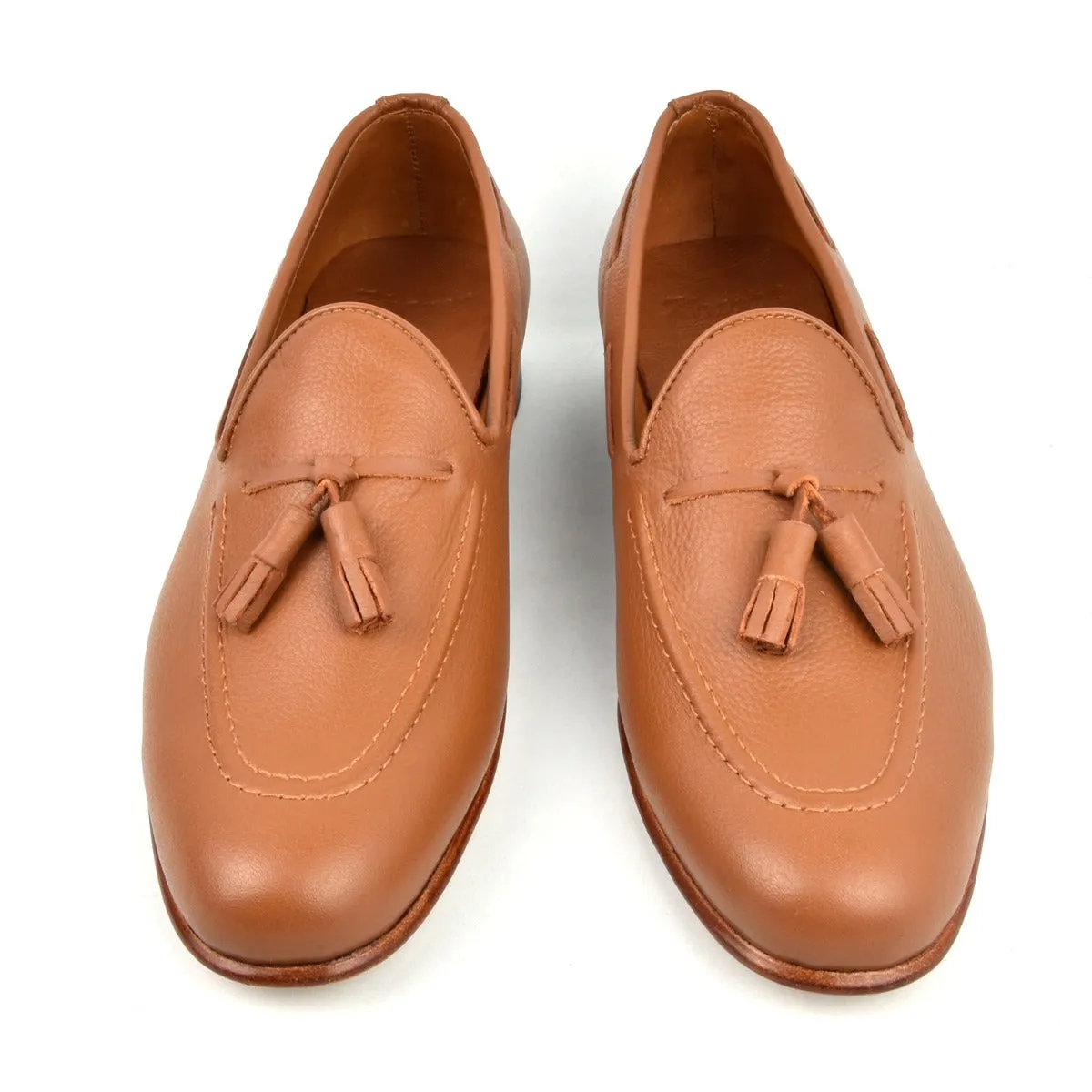Tassel Loafer by Caballero - BROWN