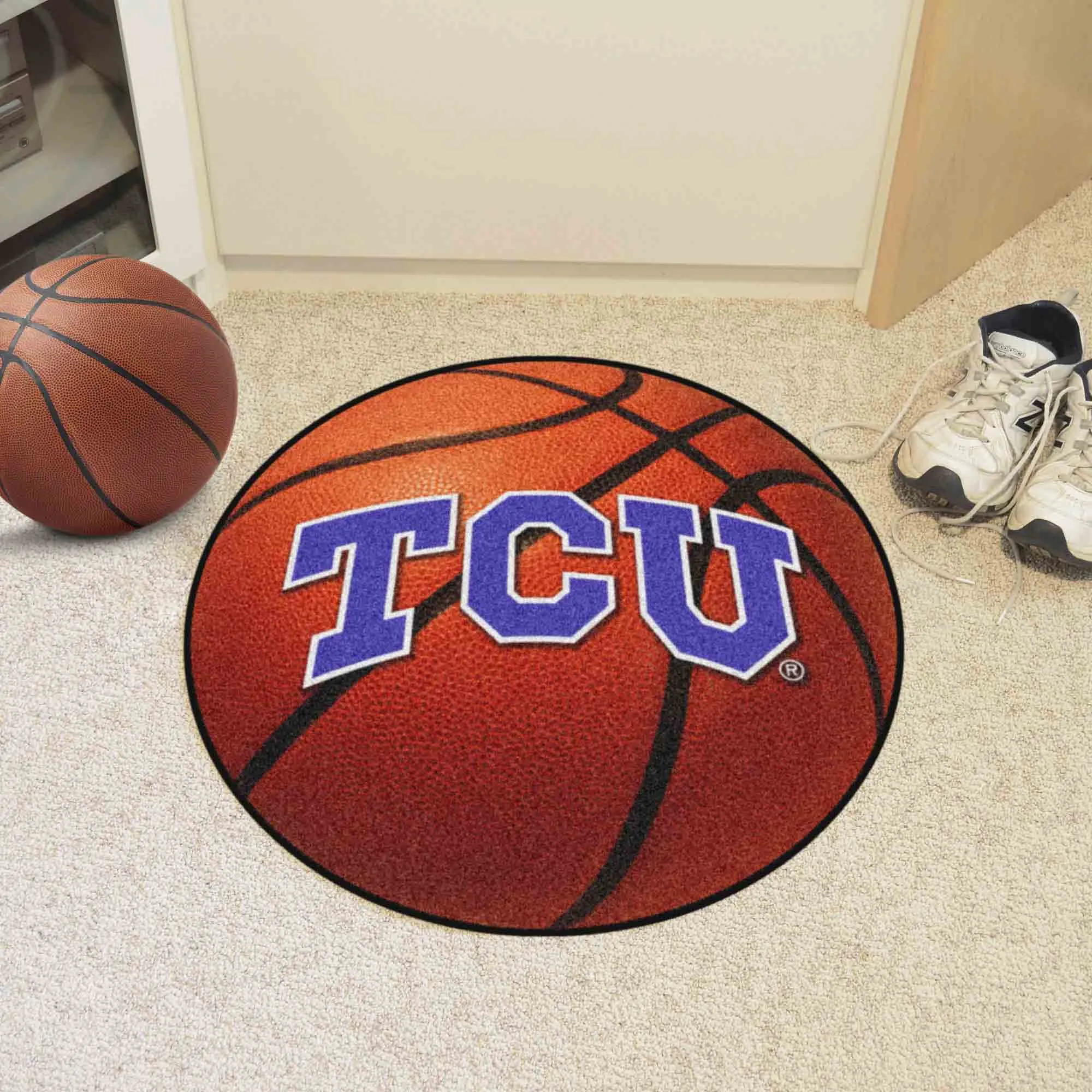 Texas Christian University  Basketball Mat