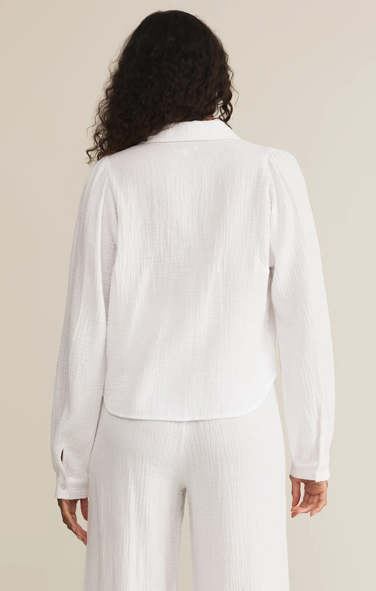 The Campo Button Up Gauze Top