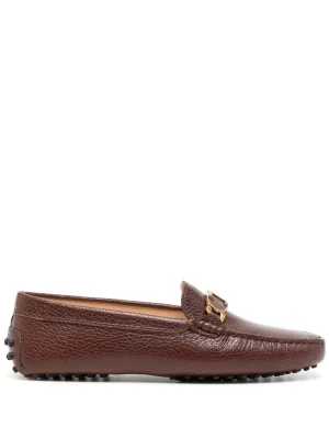 Tod's T-logo leather loafers