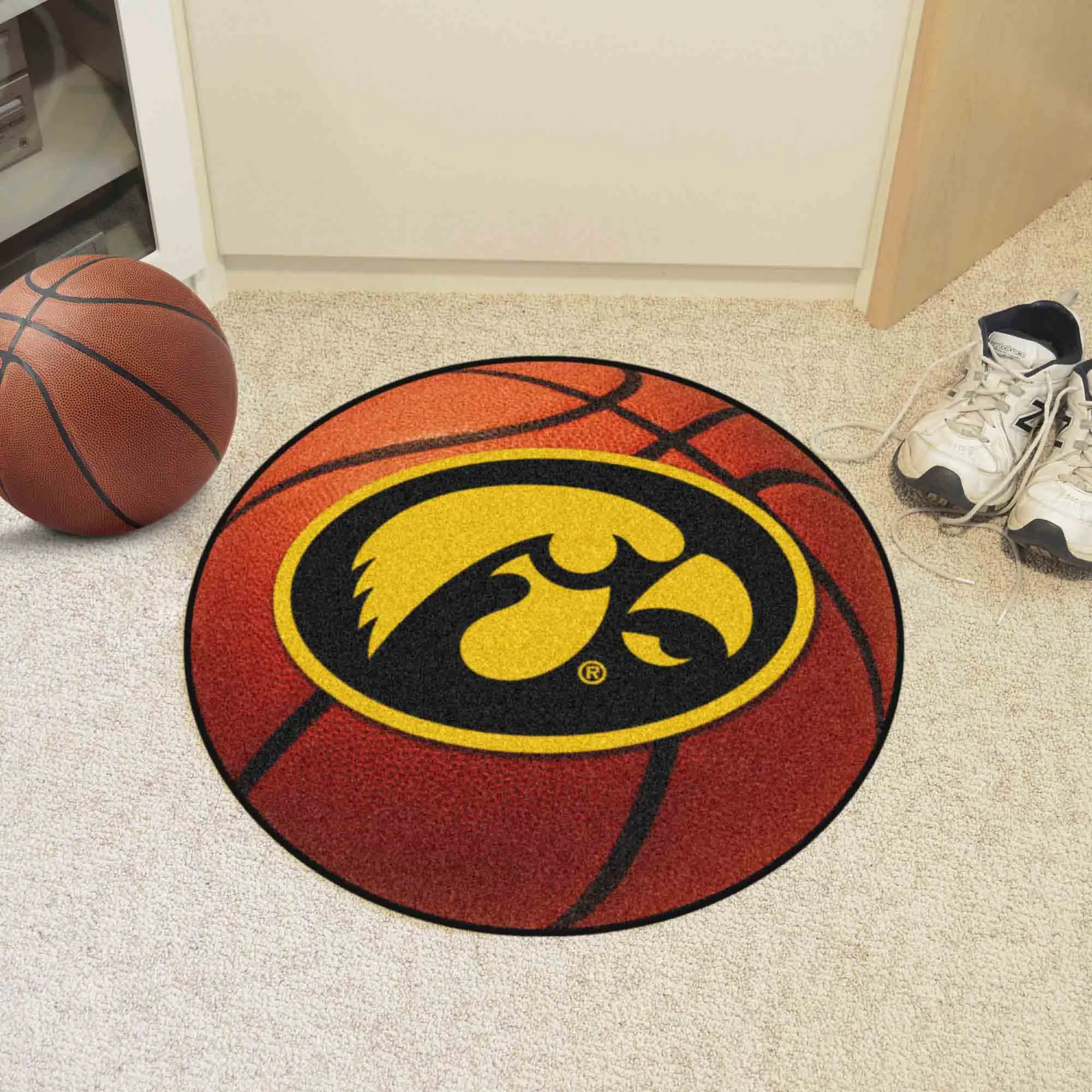University of Iowa Basketball Mat