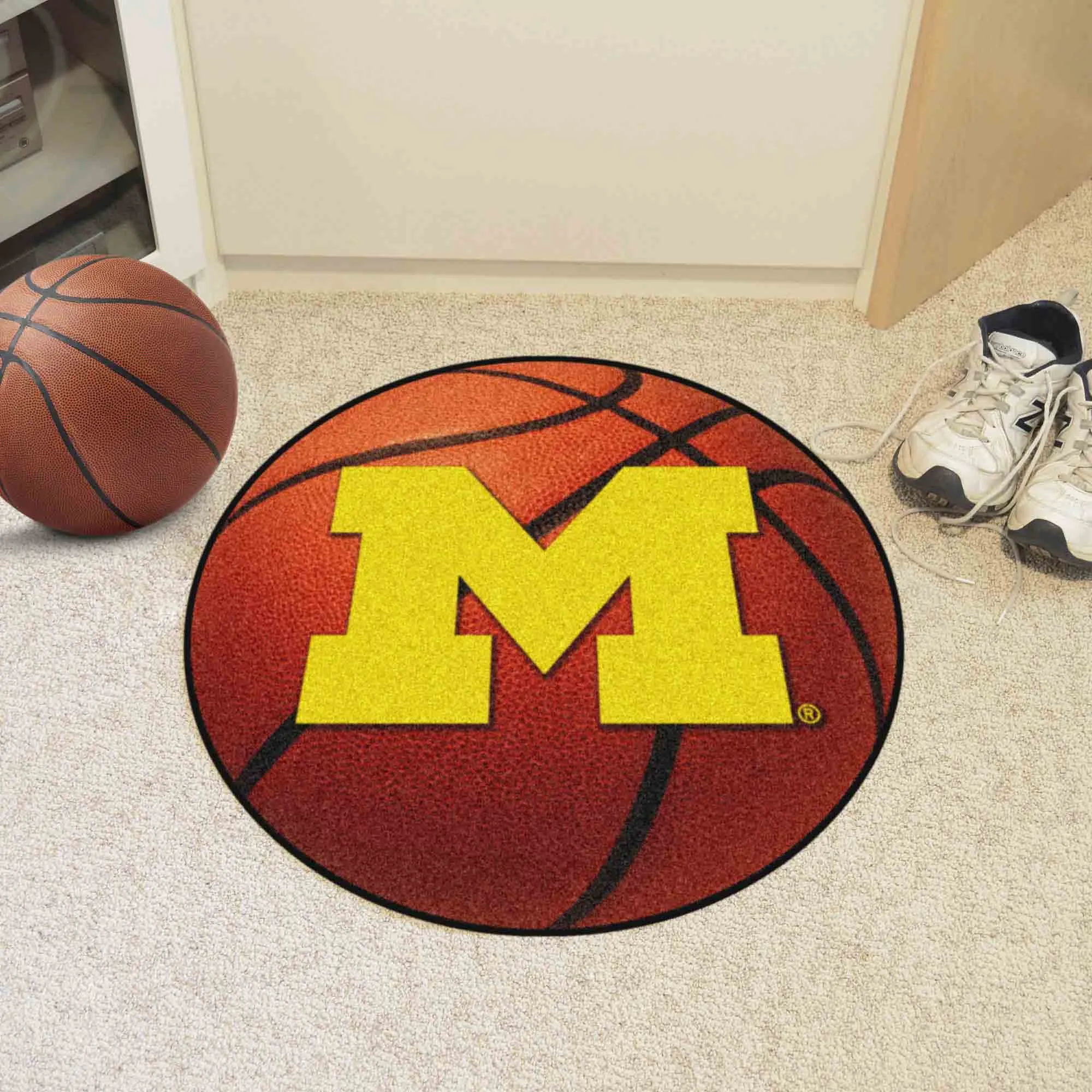 University of Michigan Basketball Mat