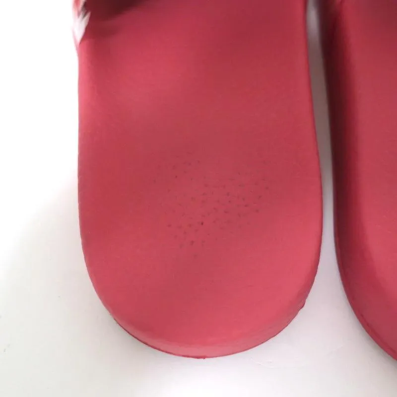Valentino Feather Pool Slide Sandals Pink/White Size 37