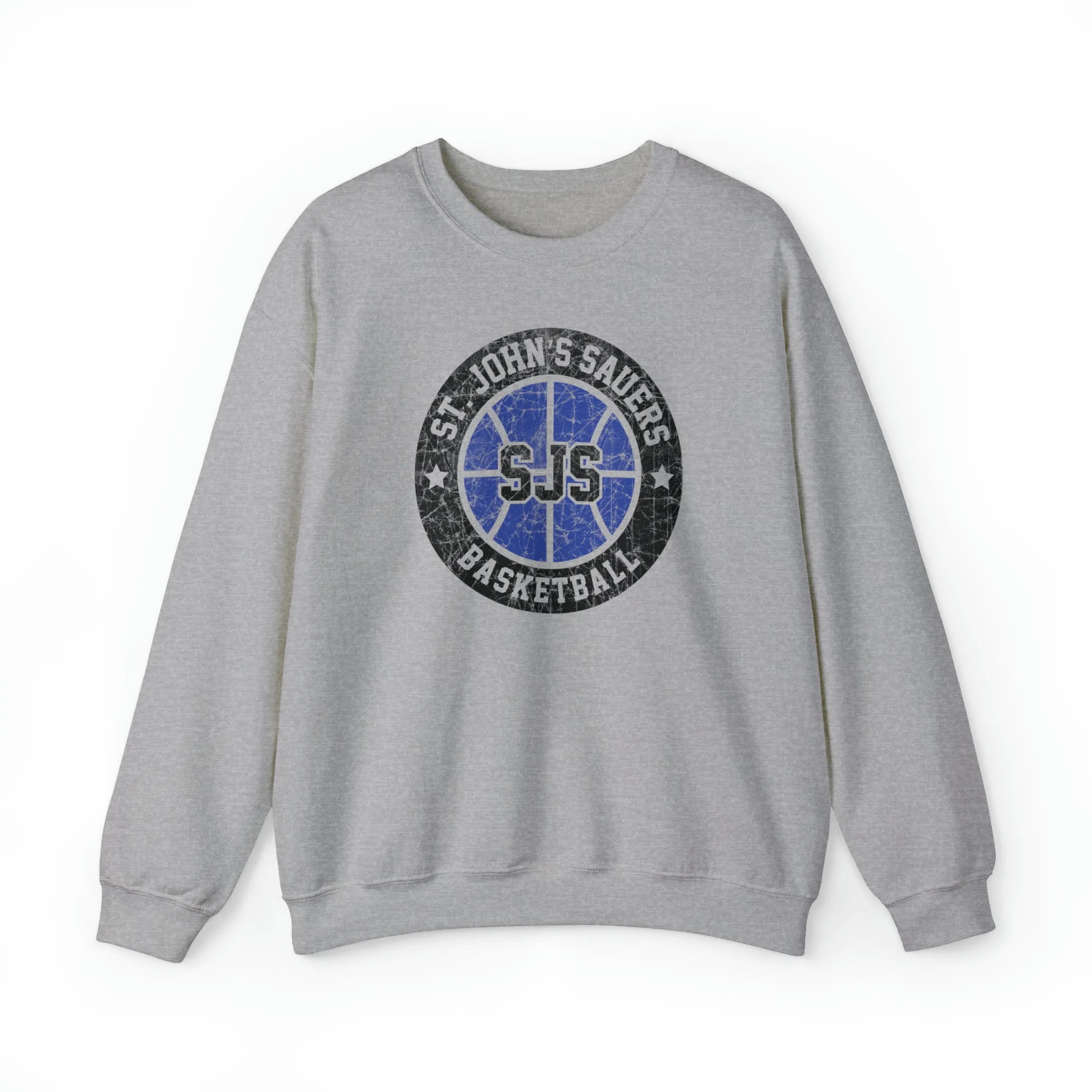 Vintage St. John's Sauers Basketball Unisex Heavy Blend™ Crewneck Sweatshirt
