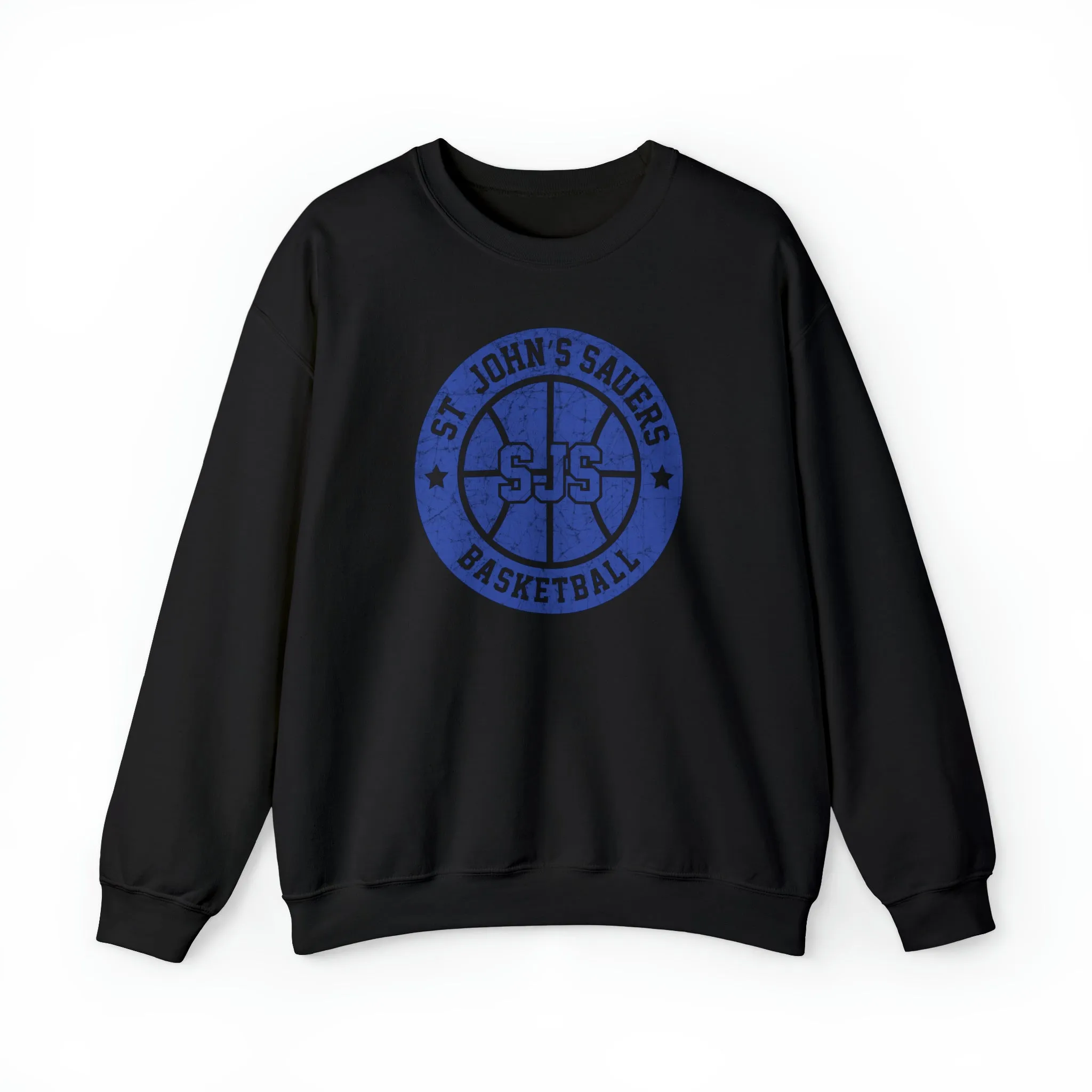 Vintage St. John's Sauers Basketball Unisex Heavy Blend™ Crewneck Sweatshirt