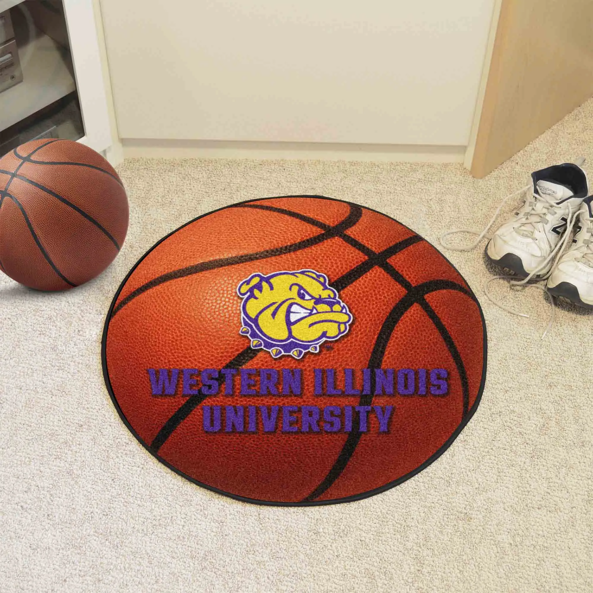 Western Illinois University Basketball Mat