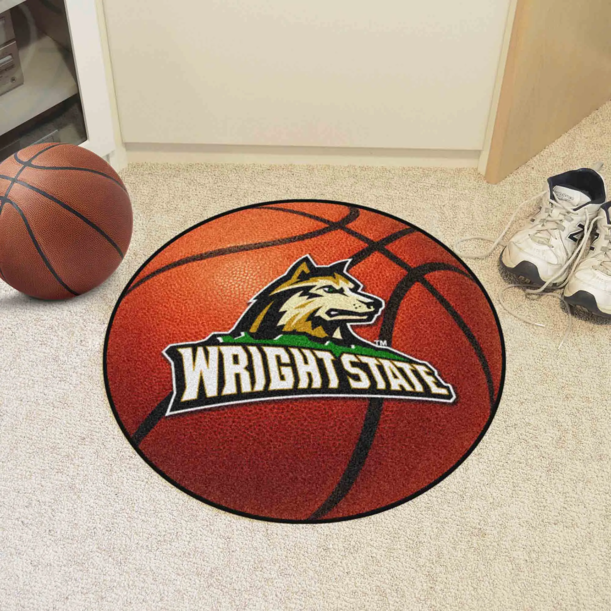 Wright State University Basketball Mat